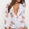Sexy Women Deep V-neck Bodycon Sleepwear Jumpsuit Bodysuit Shorts Romper Bodysuit Leotard Long Sleeve Print Button Bodysuit New Sexy Women Deep V-neck Bodycon Sleepwear Jumpsuit Bodysuit Shorts Romper Bodysuit Leotard Long Sleeve Print Button Bodysuit New