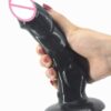 FAAK animal dog dildo curved strong suction fake penis ribbed dick extreme stimulate g-spot sex toys for women sex products