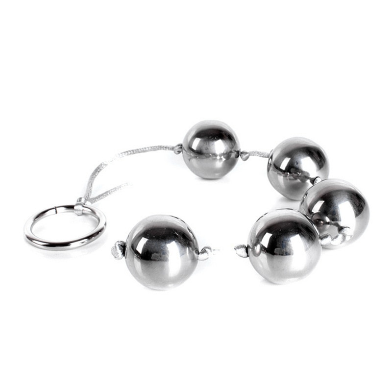 Female Anal Beads Stainless Steel Posterior Pull Beads Anal Metal Molecular Pull Beads Sex Toy Products For Adult Couples