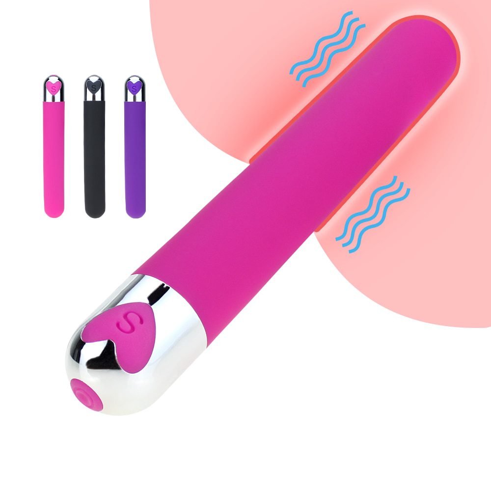 Sex Vibrator Clitoris and G-Spot Nipple Stimulator Vibrate Massager Bullet Vibe Orgasm Vagina Dildo for Travel USB Rechargeable