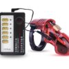 Male Electro Shock CB6000 Chastity Device Cock Cage Electro Shock Lock With Adjustable Ring Chastity Adult SM Sex Toy For Copule
