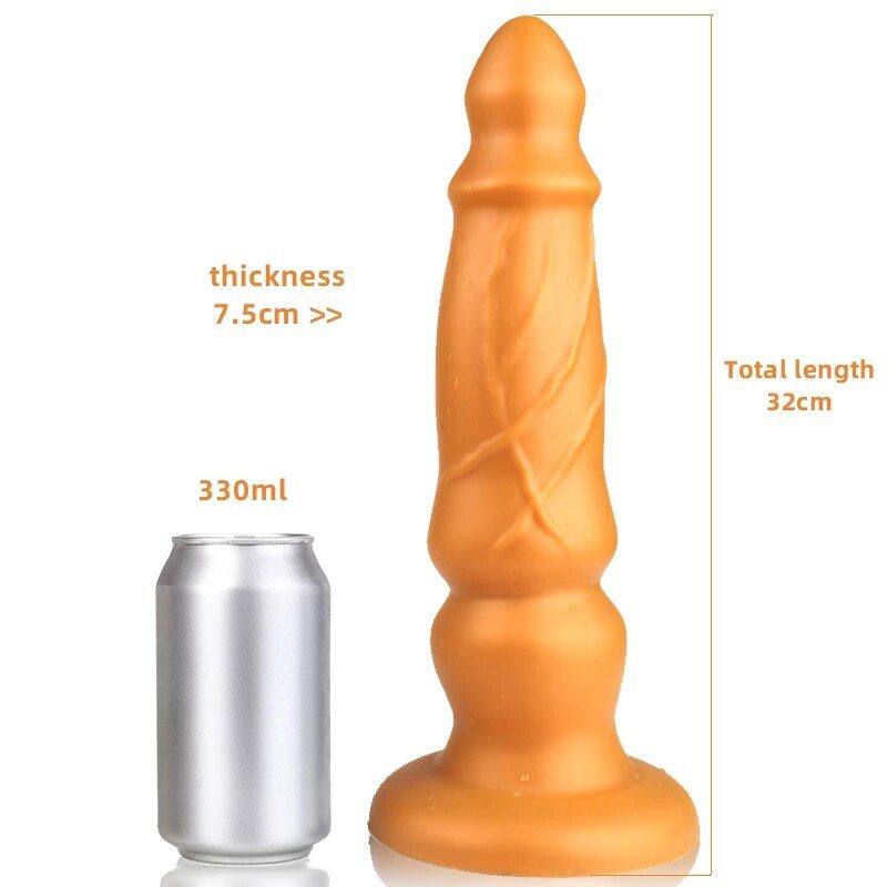 New Huge Anal Plug Soft Silicone Big Butt Plug Anus Dilator Realistic Large Dildo G spot Masturbator Sex toy For Man Woman