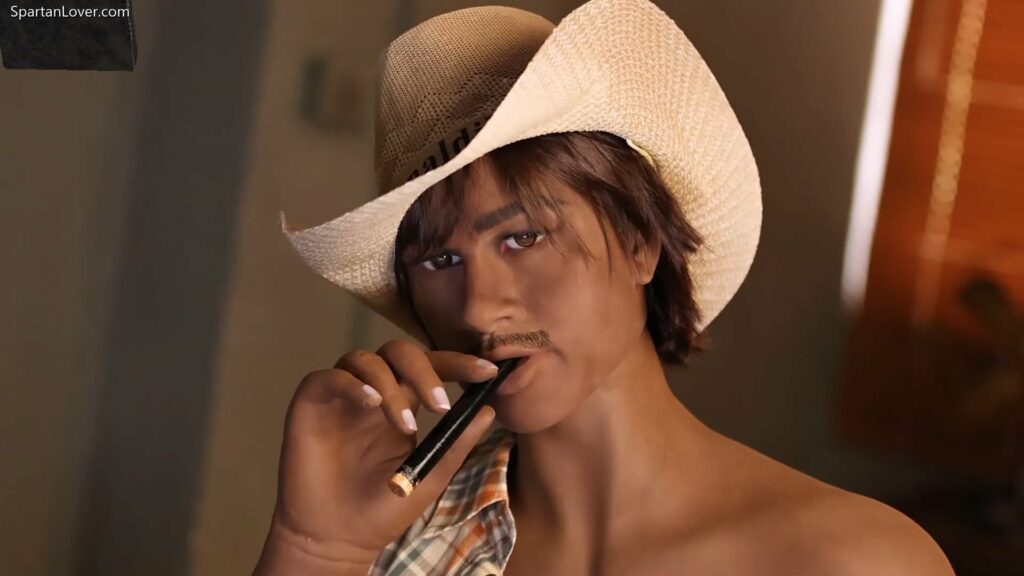 Cowboy Male Sex Doll Colton from SpartanLoverXsex dolls HD videos