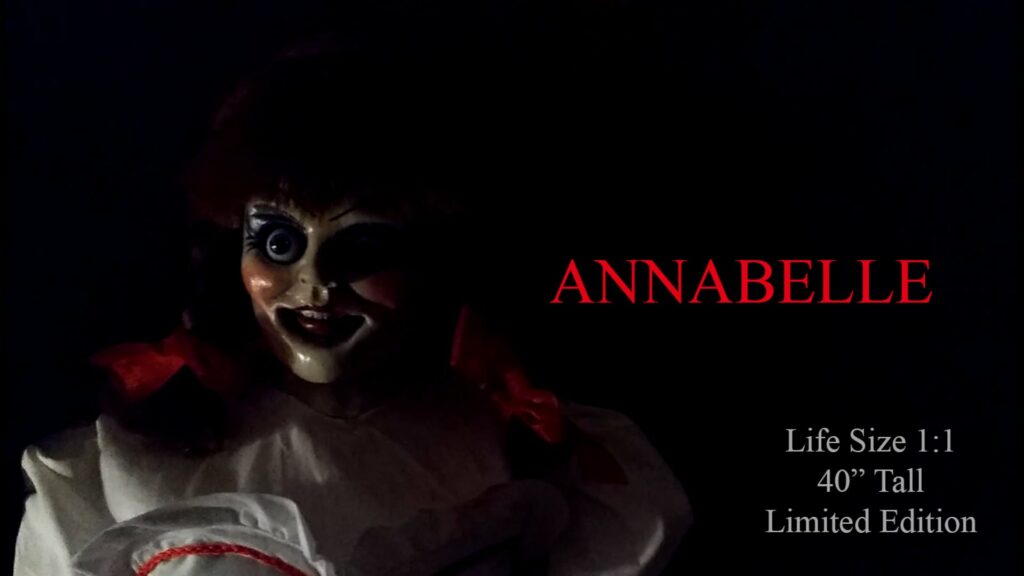 Annabelle Doll Original Recreation Life Size 1:1 Prop sex dolls HD videos