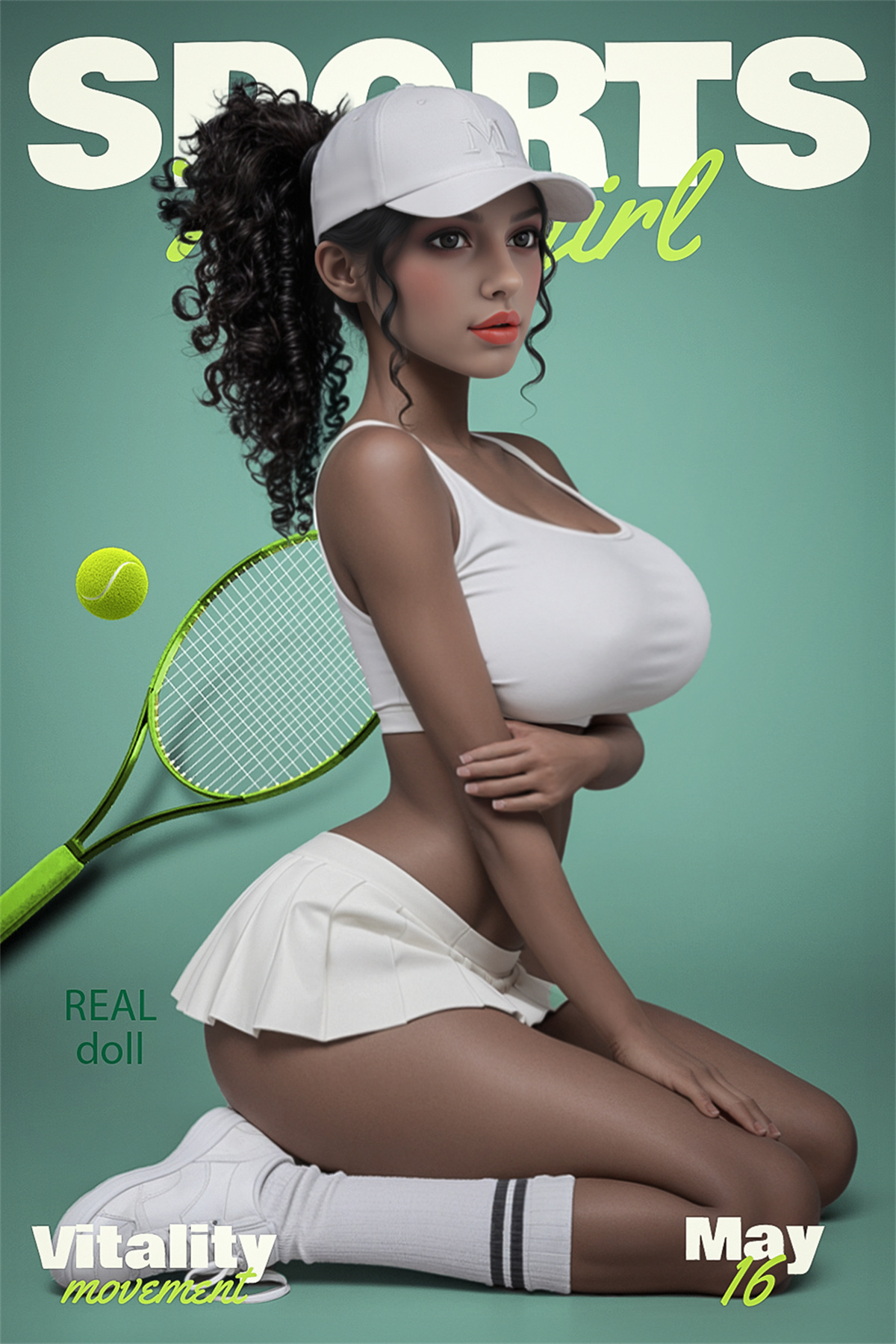 158cm (5.18ft) Big Chest Lively Black Girl Love Doll RD250709 Isla 4 1 5