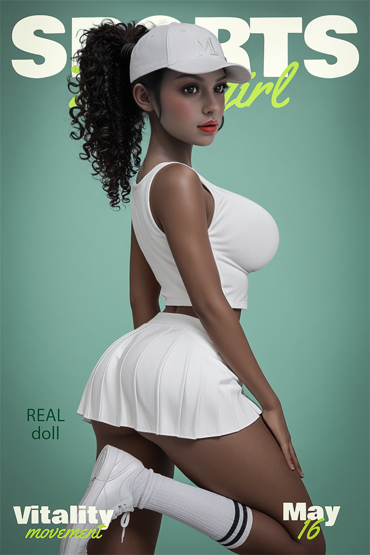 158cm (5.18ft) Big Chest Lively Black Girl Love Doll RD250709 Isla 6 2 5