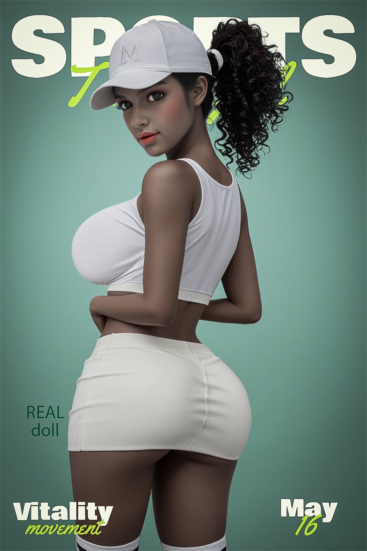 158cm (5.18ft) Big Chest Lively Black Girl Love Doll RD250709 Isla 3 4 5