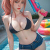 164cm (5.38ft) Big Chest Sweet Charming Girl Silicone Head & Body Sex Doll RD261061 Adelia FR6M Movable Jaw