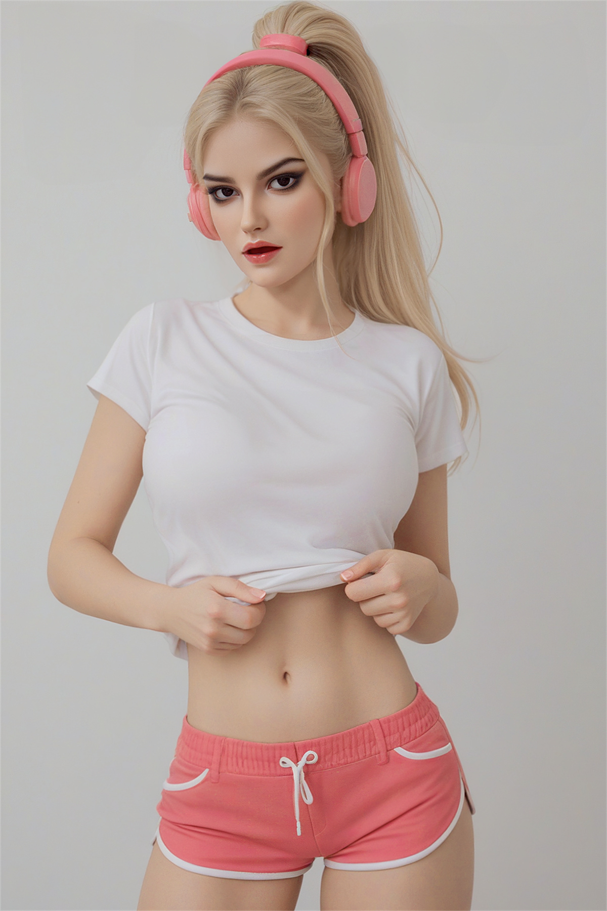 160cm (5.25ft) Big Tits Blonde Girl Sexy Love Doll RD261038 Essie HR8M Movable Jaw 2 4 12