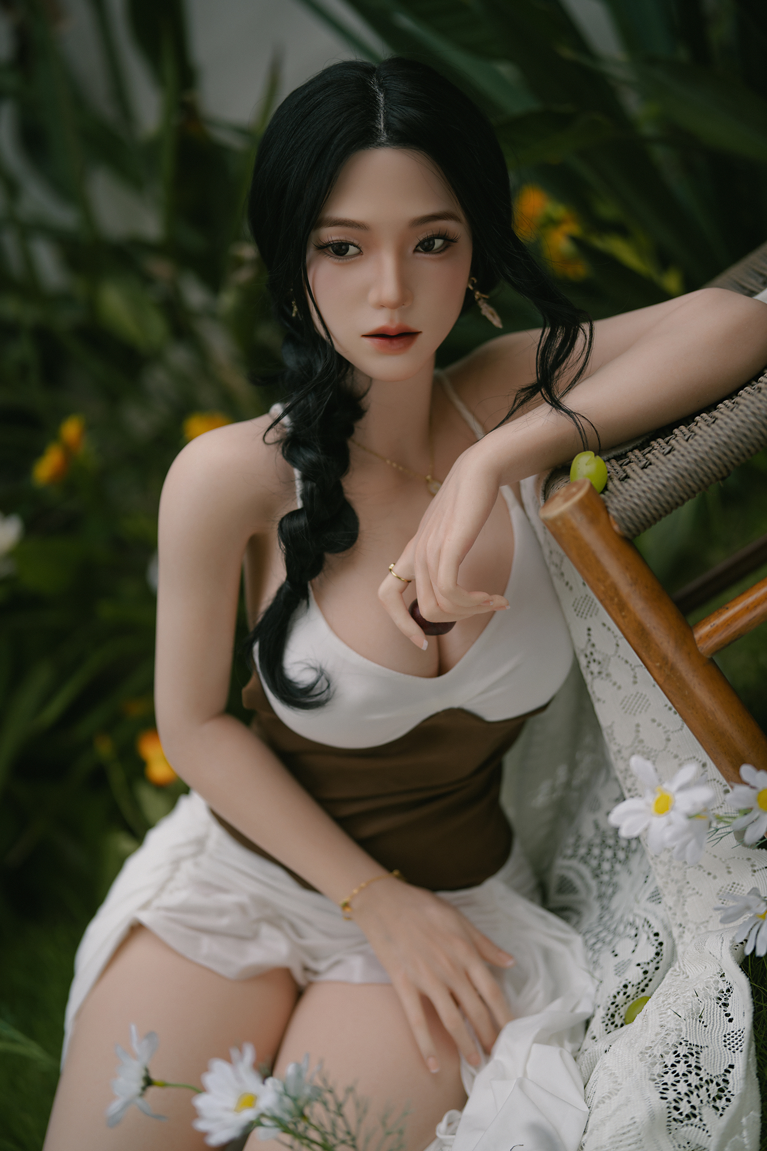 164cm (5.38ft) Big Chest Elegant Beautiful Lady Love Doll Silicone Head & Body RD261090 Nuria FR6M Movable Jaw 164cm (5.38ft) Big Chest Elegant Beautiful Lady Love Doll Silicone Head & Body RD261090 Nuria FR6M Movable Jaw