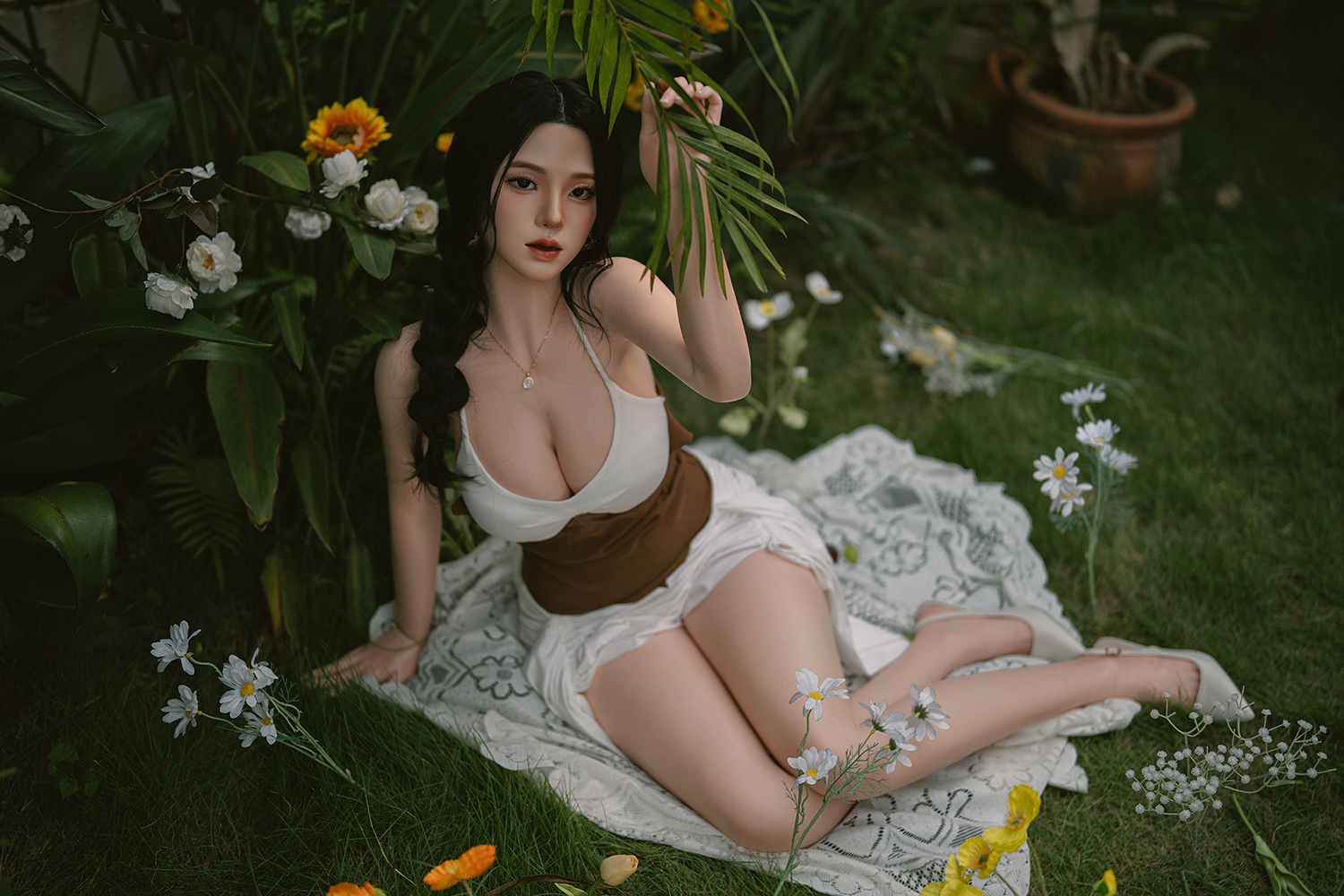 164cm (5.38ft) Big Chest Elegant Beautiful Lady Love Doll Silicone Head & Body RD261090 Nuria FR6M Movable Jaw 12 DSC00133