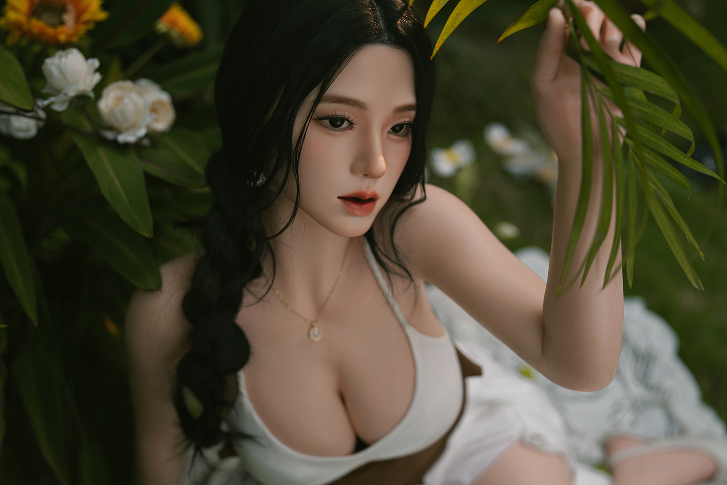 164cm (5.38ft) Big Chest Elegant Beautiful Lady Love Doll Silicone Head & Body RD261090 Nuria FR6M Movable Jaw 24 DSC00140