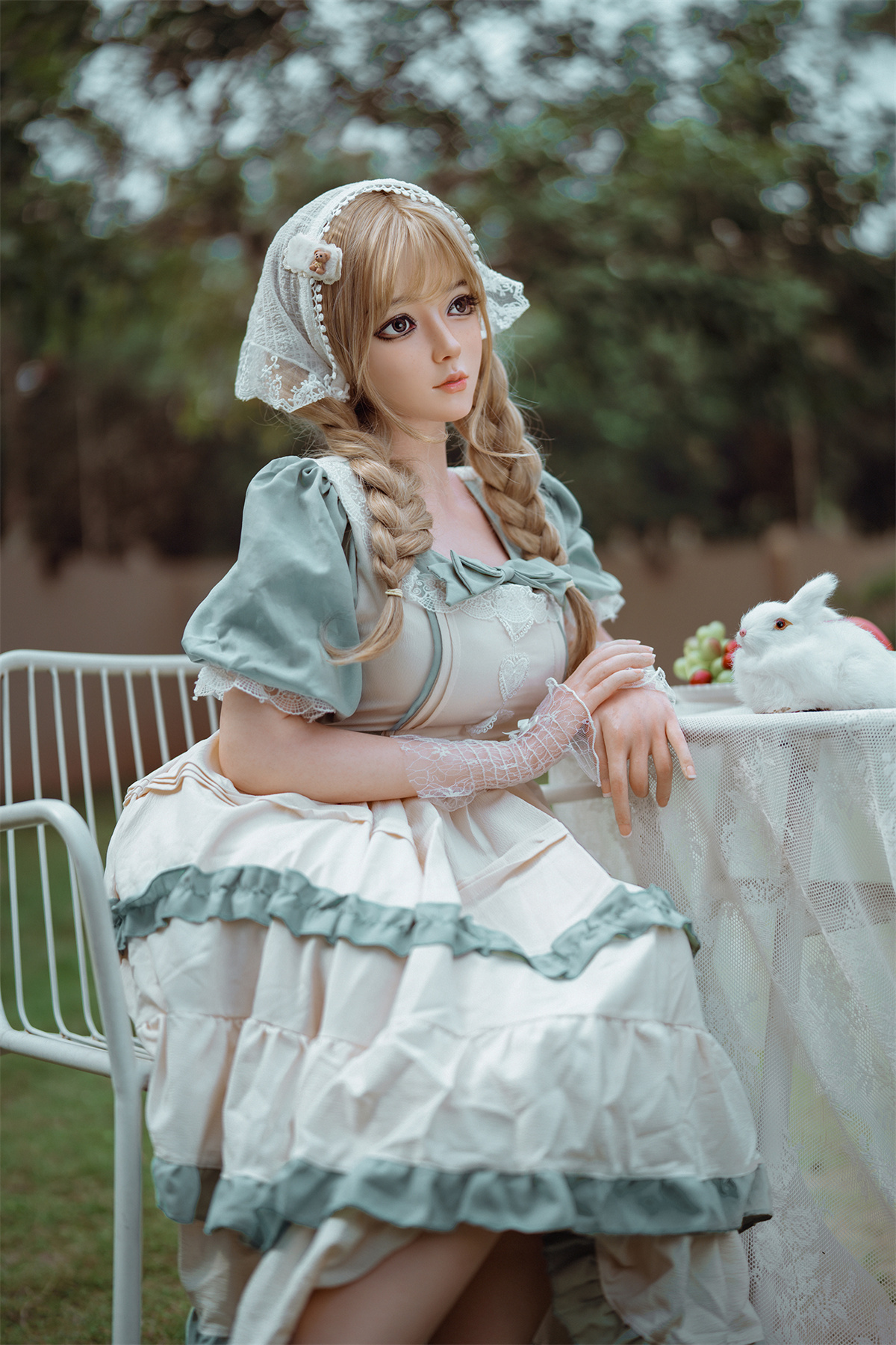 164cm (5.38ft) Big Bust Cute Blonde Girl Silicone Head & Body Love Doll RD261020 Clarice FR6 12 DSC02433