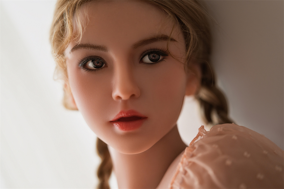 148cm (4.85ft) Small Boobs Adorable Blonde Love Doll RD261049 Joslyn HR8M Movable Jaw 9 DSC03854