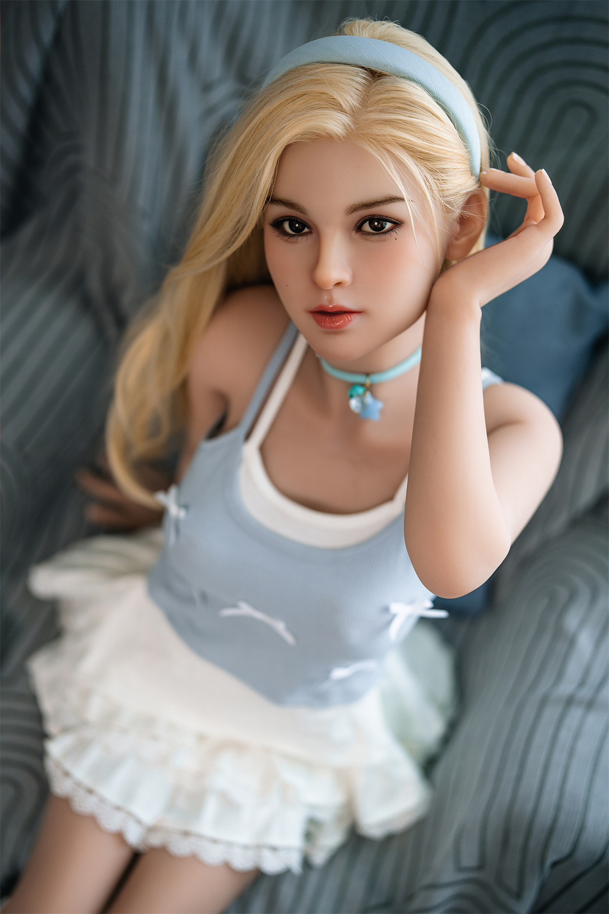 148cm (4.85ft) Small Tits Lovely Petite Sex Doll RD261048 Evie HR8M Movable Jaw 5 DSC04210