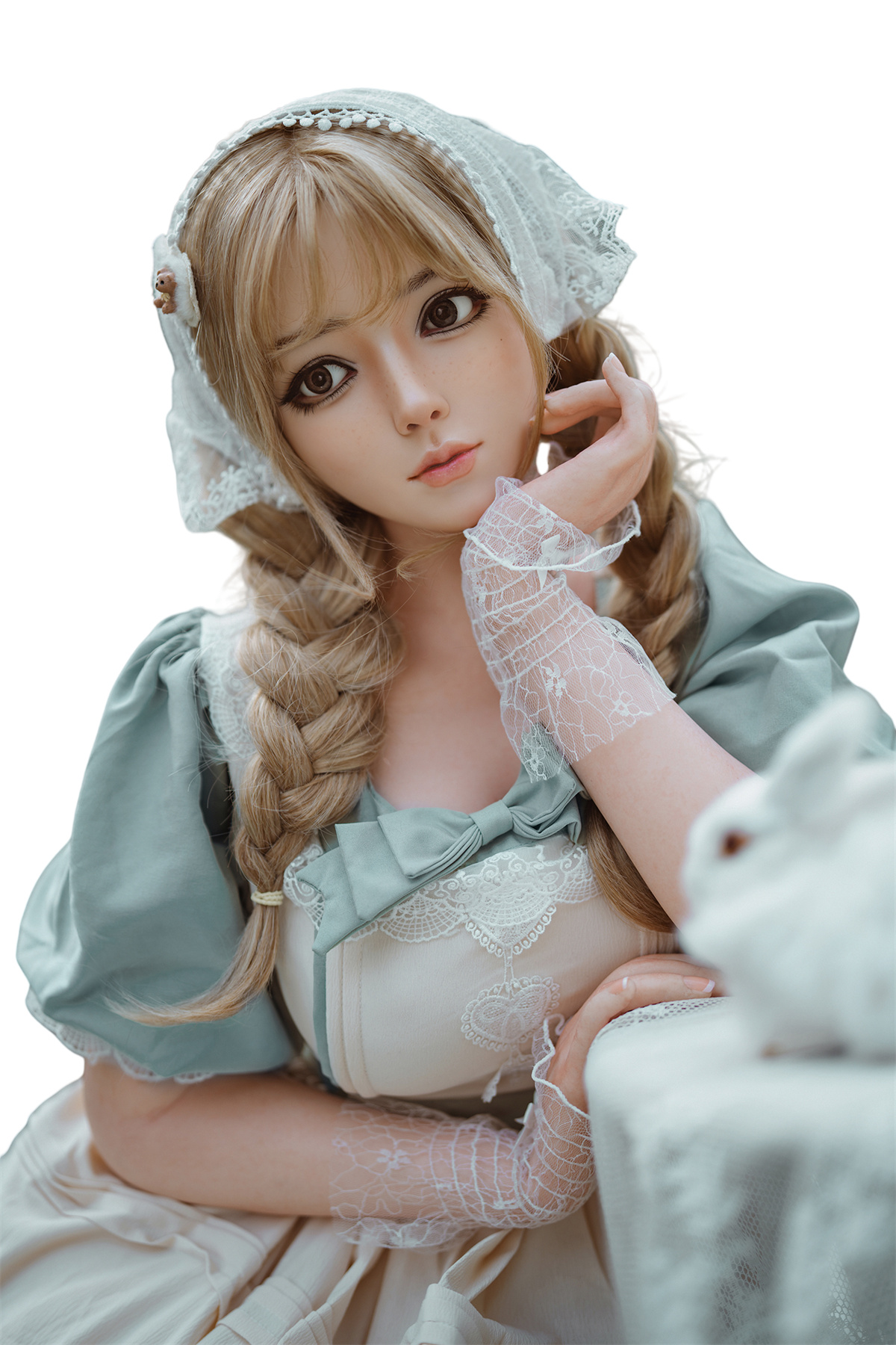 164cm (5.38ft) Big Bust Cute Blonde Girl Silicone Head & Body Love Doll RD261020 Clarice FR6 14 dsc02441 副本